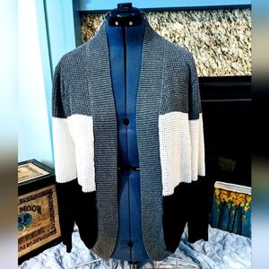 Colorblock Boyfriend Sweater - Large